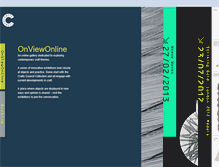 Tablet Screenshot of onviewonline.craftscouncil.org.uk